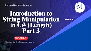 Download the video "Introduction to string manipulation in C# PART 3 (Length)"