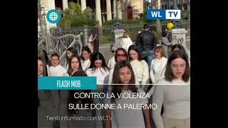 Flash mob contro la violenza sulle donne a Palermo