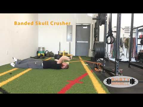 How to Perform the Banded Skull Crusher