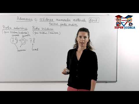 Clasa a IV-a - Adunarea / Scăderea fără trecere peste ordin