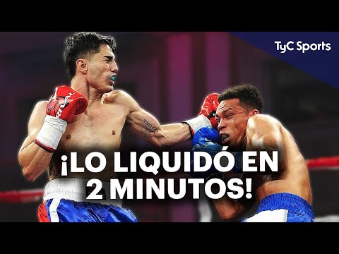 ¡TREMENDO KO! MIRCO CUELLO MANDÓ A LA LONA A SU RIVAL EN EL PRIMER ROUND Y RETUVO EL CINTURÓN 🥊
