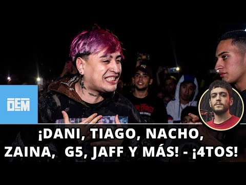 ¡DANI, TIAGO, NACHO, ZAINA, G5, JAFF Y MÁS! ¡CUARTOS DE FINAL de DEM BATTLES ARGENTINA!