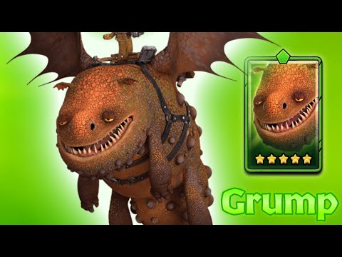 [Unlocked] Grump - 5-Star Green Premium Hotburple | Dragons: Titan Uprising