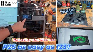 Bambu Lab P2S Unboxing & Demo – The Easiest 3D Printer Ever! As Simple as 1-2-3 🤖✨ First Use