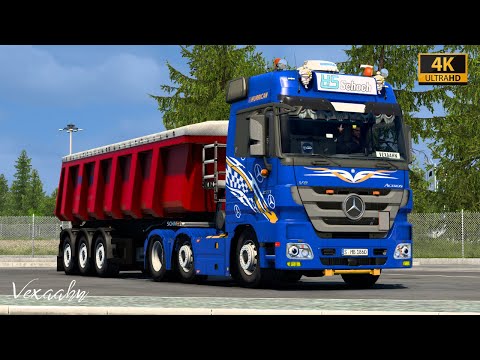 Euro Truck Simulator 2 1.46 | Mercedes-Benz Actros MP3  | Šiauliai (LT) - Tartu (EST) | ETS2 Mods