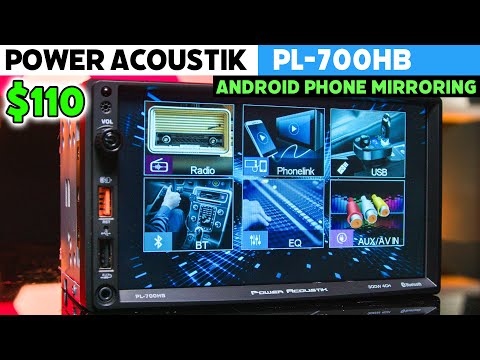 Power Acoustik PL-700HB  - 7" Android Phone USB Mirroring