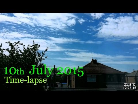 10 July 2015 Time-lapse