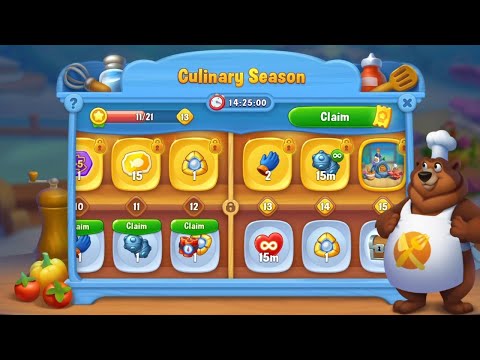 @Fishdom Win Strikes Level 11476 - 11491. Culinary Season Level 12 🔓
