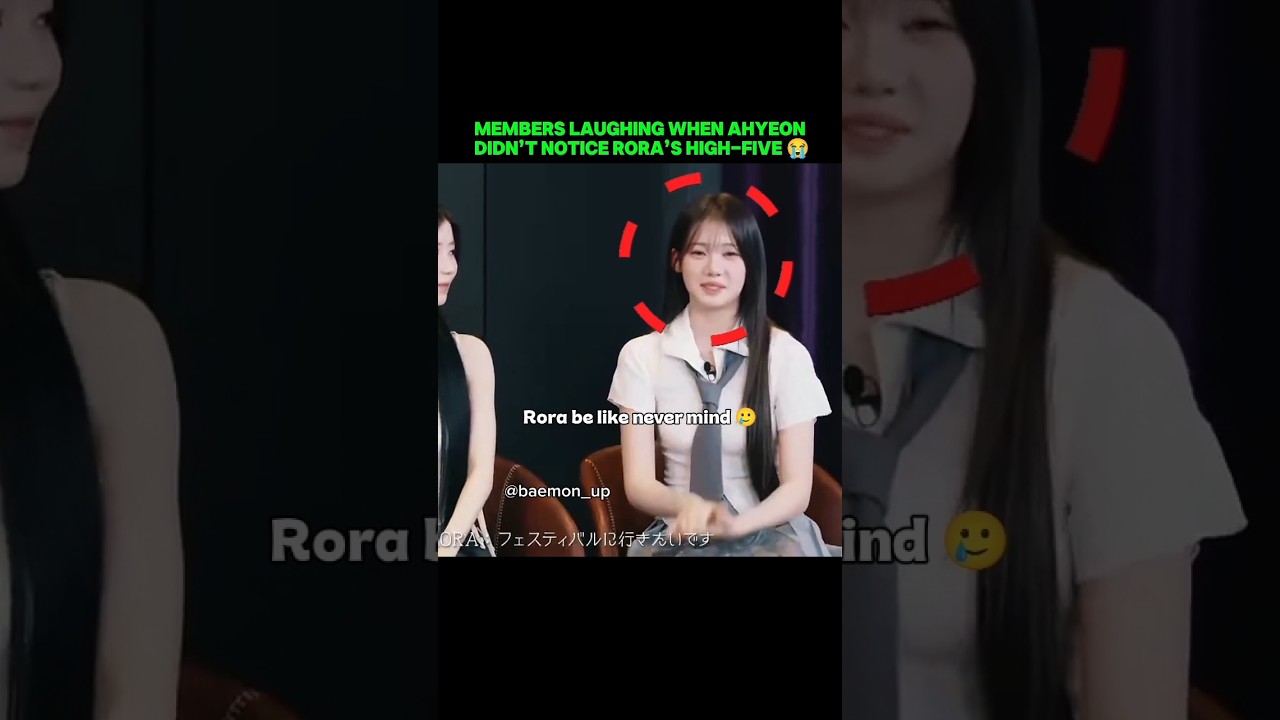 Rora gets ignored by Ahyeon #babymonster #baemon #ahyeon #rora #shorts