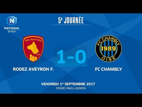 J5 : Rodez Aveyron F. - FC Chambly O. (1-0), le replay