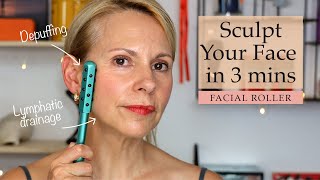 🌟 Face Roller Depuffs and Sculpts Face! | Skin Obsessed Mary