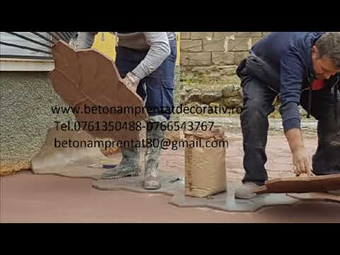 Beton Amprentat Corbu - Buzău  Tel.0761350488 -0766543767