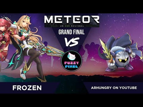 Frozen (Pyra/Mythra) vs Arhungry on youtube (Meta Knight, Sheik) - Grand Final - METEOR 4