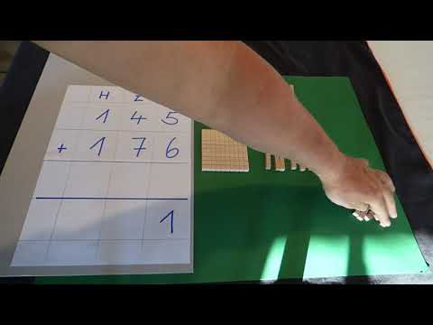 schriftliches Addieren mit Übertrag -  Mathe 3. Klasse
