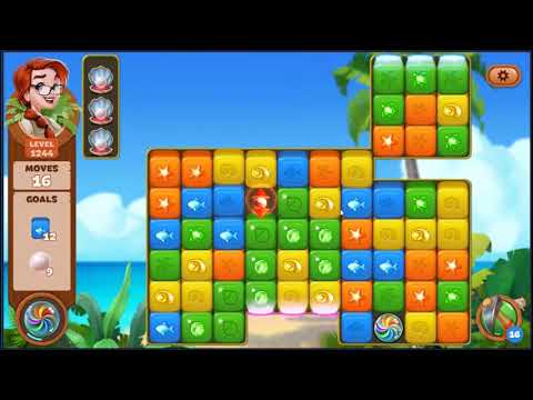 Lost Island Blast Adventure Level 1244 - NO BOOSTERS 🏝️ | SKILLGAMING ✔️