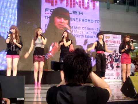 100206 4minute in Manila - "Stick Wit U"