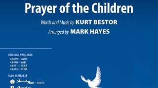 Kurt Bestor's Prayer of the Children &amp; victims of hate and violence everywhere