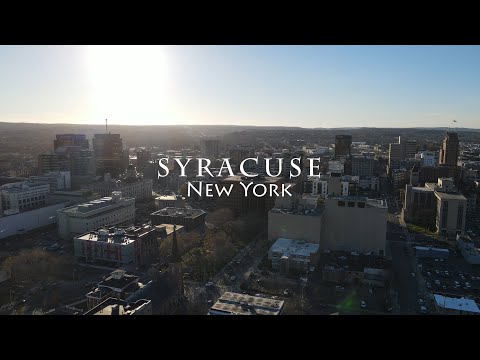 Syracuse, New York - [4K] Drone Tour