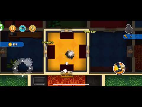 Robbery Bob: CHAPTER 8 - BONUS Level 1 , 100% iOS/Android Walkthrough