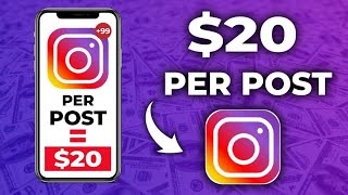 Earn $20 Per Post - How To Make Money On Instagram Posting Images *WORLDWIDE!*