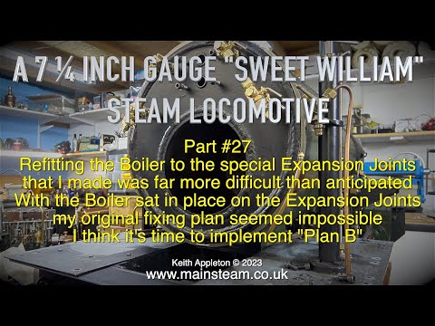 A 7 ¼ INCH GAUGE "SWEET WILLIAM" LOCOMOTIVE - PART #27