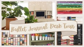 Desk Tour | Bullet Journal Desk Setup | Craft Room Tour | Stationary Tour | Craft Space