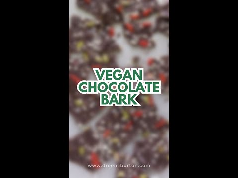 🍫 Quick Tips: Vegan Chocolate Bark 🤩