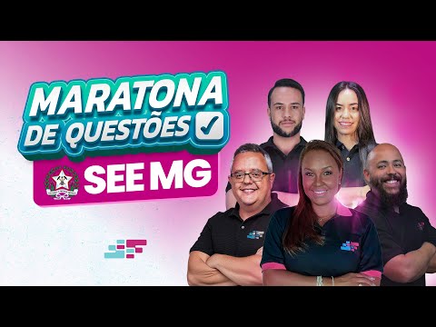 🎯 MARATONA DE QUESTÕES SEE MG – Banca CONSULPLAN 🎯