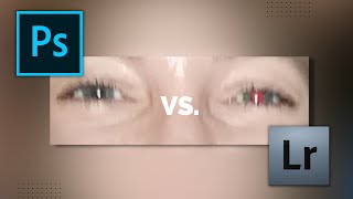 How to fix red eye//Photoshop vs. Lightroom