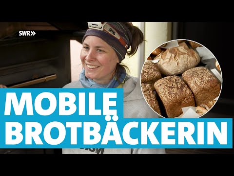 Gutes Brot ist ihre Mission: Die mobile Holzofen-Bäckerin am Donnersberg in der Pfalz
