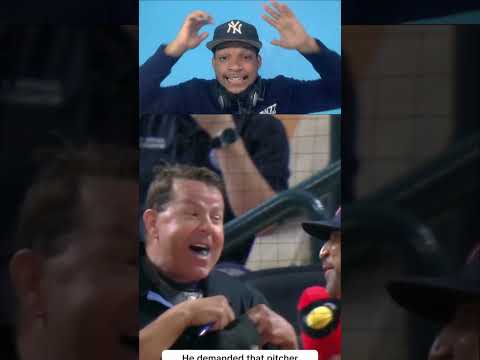 UMPIRE LE FALTA EL RESPETO A LANZADOR DEBUTANTE  #beisbol #mlb  #baseball #shorts