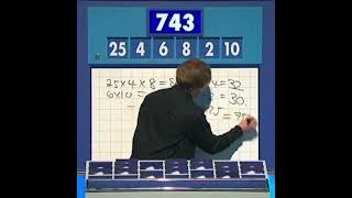 Dr Tom Crawford on Countdown - Hardest Numbers from Week 1