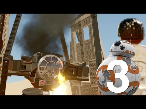 LEGO Star Wars: The Force Awakens Walkthrough Part 3 - Escape From the Finalizer