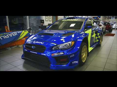 The Nitro Rallycross Championship winning WRX STI Supercar at Neil Huffman Subaru in Louisville, KY