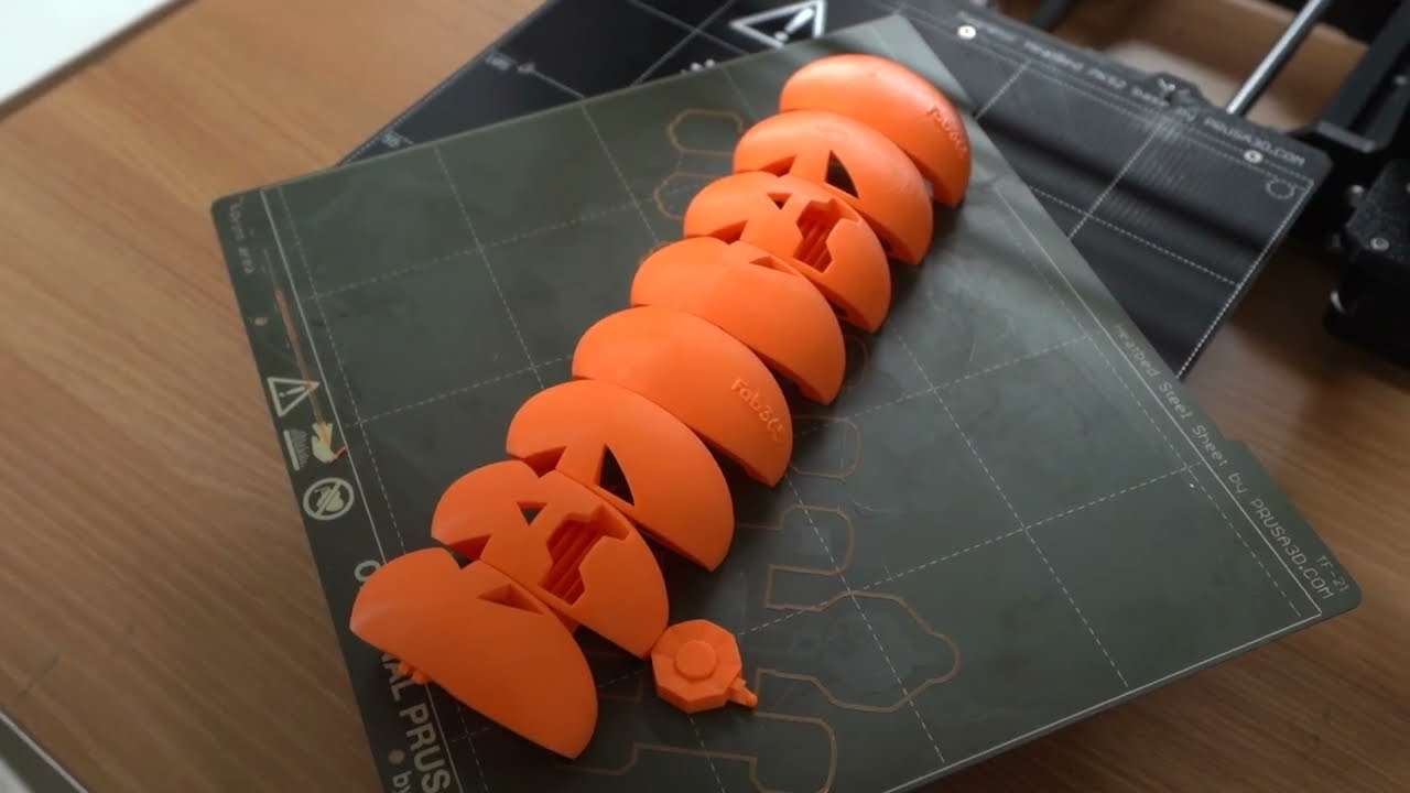 Caterpillar Jack O lantern - carved face - print on prusa