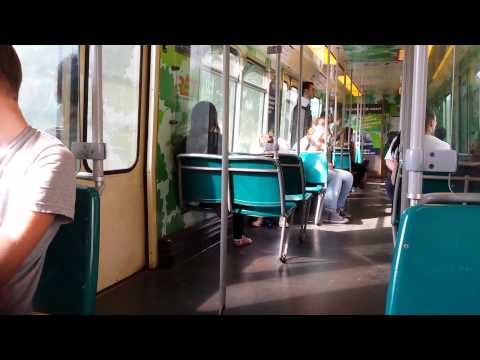 RET Metro Type T (5218) rit op Lijn A tussen Oostplein & Binnenhof