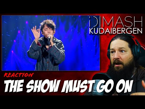 METALHEAD REACTS | DIMASH KUDAIBERGEN - "The Show Must Go On"