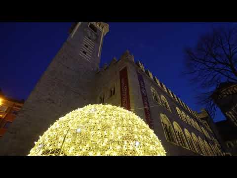 Entrecos de luz na vida da cidade de Trento