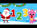 Christmas 123 ABC Five Little Christmas Friends ️ Baby Shark Classroom