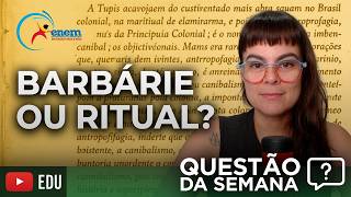 [MARATONA ENEM]  Canibalismo ou Antropofagia? #enem  #youtubeedu #historia
