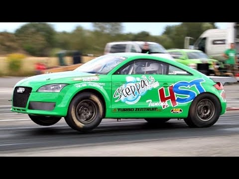 1300+hp Audi TT R30 Turbo 7,852sec HST-Turbotuning TTT Test & Tune 12.08.2018