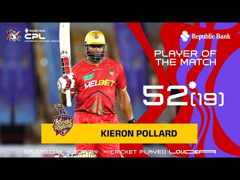 POLLARD'S POWERFUL 19 Ball 52* | CPL 2024