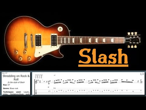 Slash - KILLER use of pentatonics and chromatics