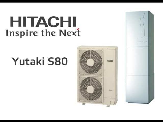 Тепловий насос Hitachi Yutaki S80 RWH-4.0VNFWE/RAS-4WHVNPE