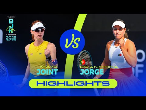 Maya Joint (AUS) vs Francisca Jorge (POR) | 2025 Billie Jean King Cup Play-offs | Match Highlights