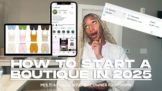 How to SUCCESSFULLY Start A Online Boutique in 2026 | I MADE A HALF A 