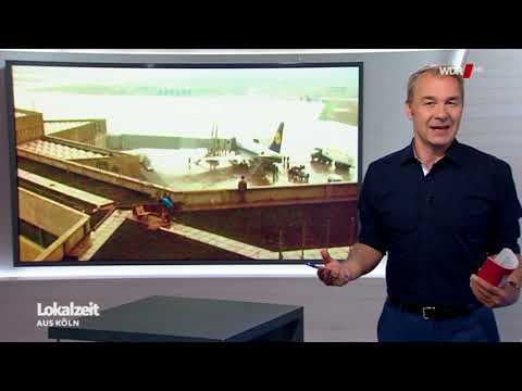 WDR-Lokalzeit Köln Historischer Film Einweihung Terminal 1 Flughafen KölnBonn
