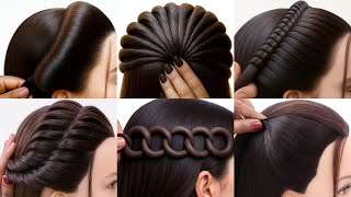Download the video "Easy different type of hairstyles - Simple Hairstyles | stylish hairstyles | hairstyles for girls"