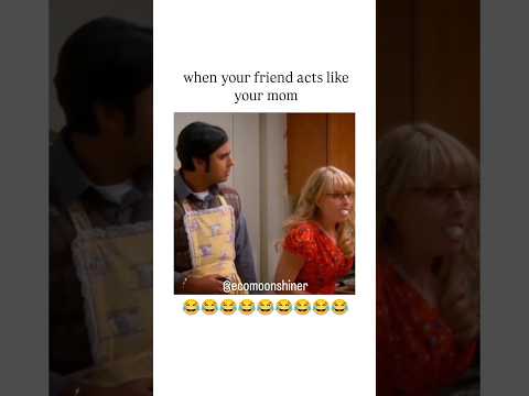 😊 when your friend acts like your mom Rajesh with Bernadette 😂 big bang theory #funny #memes #comedy