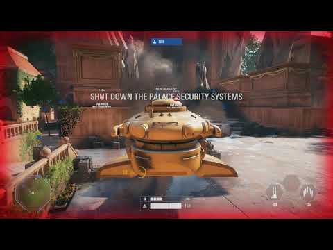 Star Wars Battlefront 2 Galactic Assault [Theed Royal Palace][Naboo] Battle Droid & AAT Gameplay